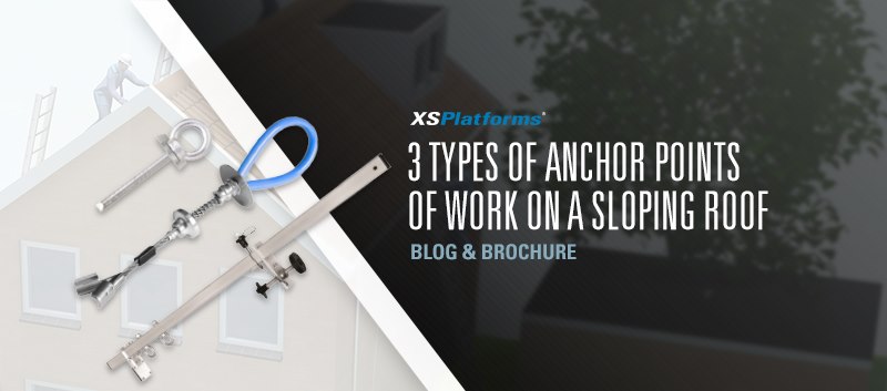 Anchor points for sloping roofs